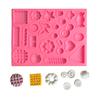 Cookie Candy Button Silicone Mold DIY Cake Pastry Baking Mold Cake Decorating Tool for Making Chocolate Fondant Decor