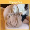 Oversized Canvas Tote Bag For Women Stylish Daily Use Fashionable Black Khaki Beige