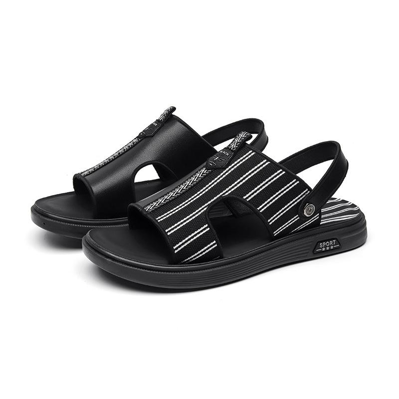 Sandals Men's New Summer Breathable Sandals Non-slip Outer Wear Casual Driving Dual-purpose Beach Shoes 606-B