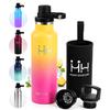 TOUSON 500ml Water Vacuum Insulated Stainless Wide Easy To Suitable for Carbonated Drinks and Sports with Easy To Easy for Middle School Girls Bottle,