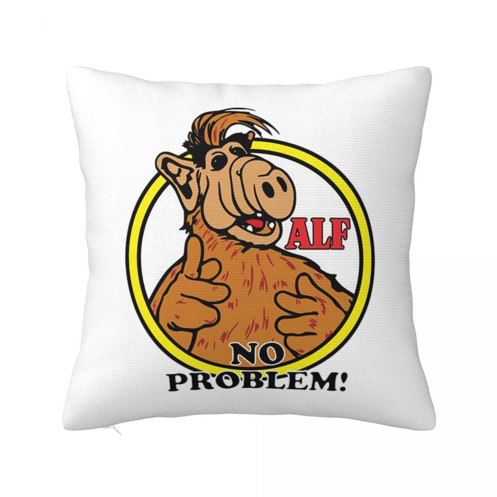 ALF Television Alien Pillowcase Cushion Comfort Throw Pillow Sofa Decorative Cushions Used for Home Bedroom Living Room