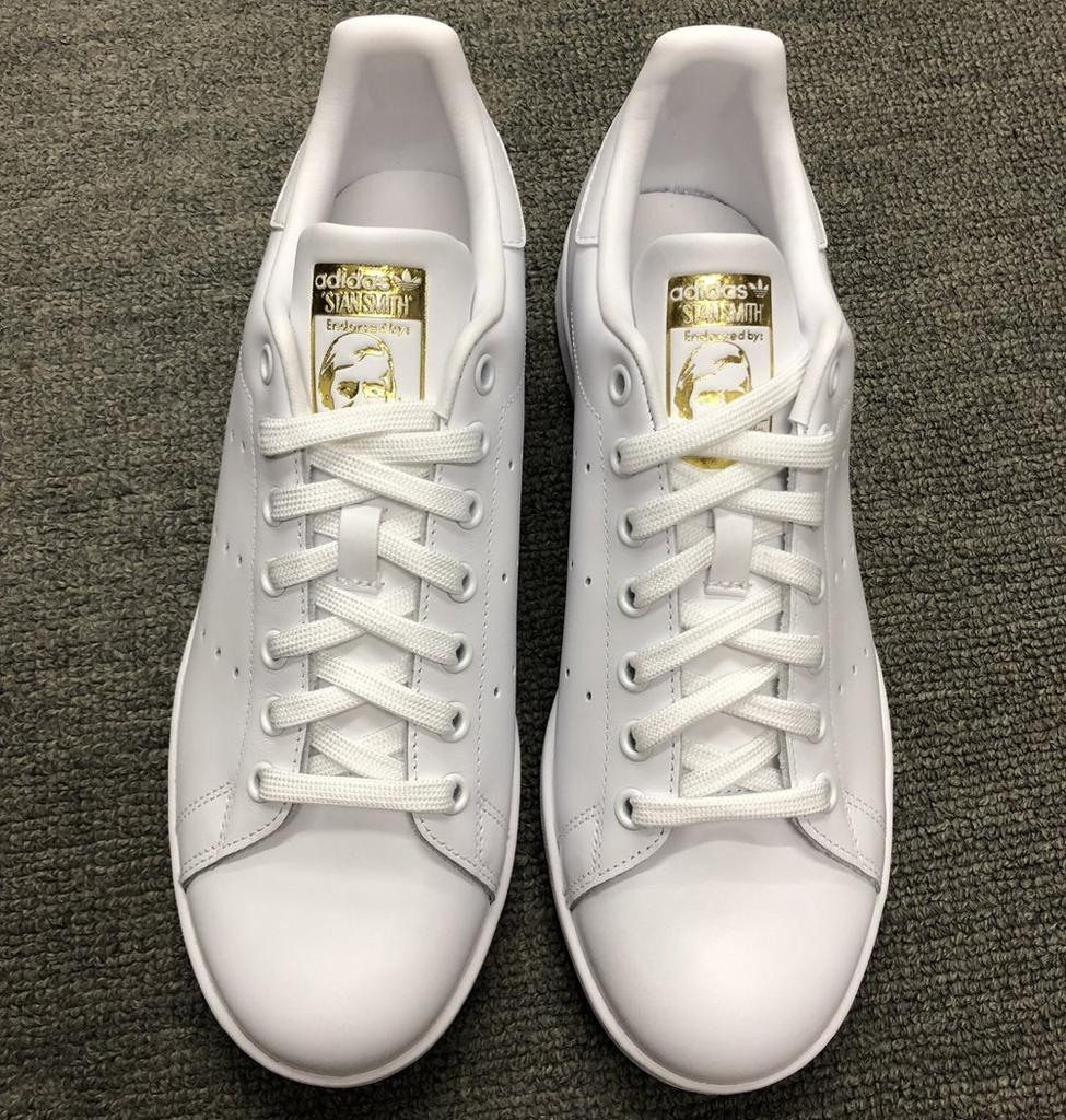 Stan Smith FD F36575 Authentic [Adidas] White/White/Gold 22.5cm