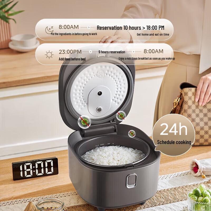 Midea 4L Low-Sugar Multi-functional Rice Cooker with Rice-Soup Separation CN plug (adapter included)