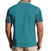 Men's Loose Fit Casual Polo Shirt Short Sleeve Button Down Collar Printed Graphic Tee with Flag Design and Freedom Text