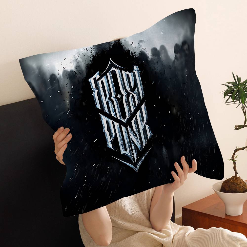 Game F-Frostpunks Personalized Pillow Cover Kids Bedroom Wild Party Decor Pillowcase Kid Birthday Shower Gift