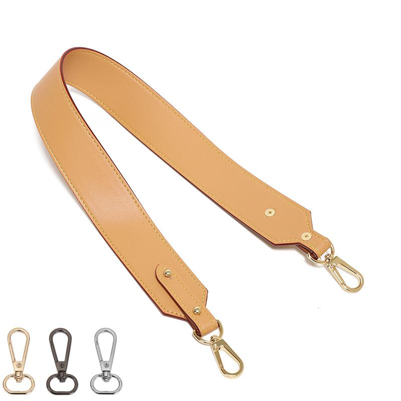 High Quality Leather Shoulder Bag Strap Gold/Black/Silver Buckle Replacement Bag Strap For Crossbody Handbags Handles Bag Belt