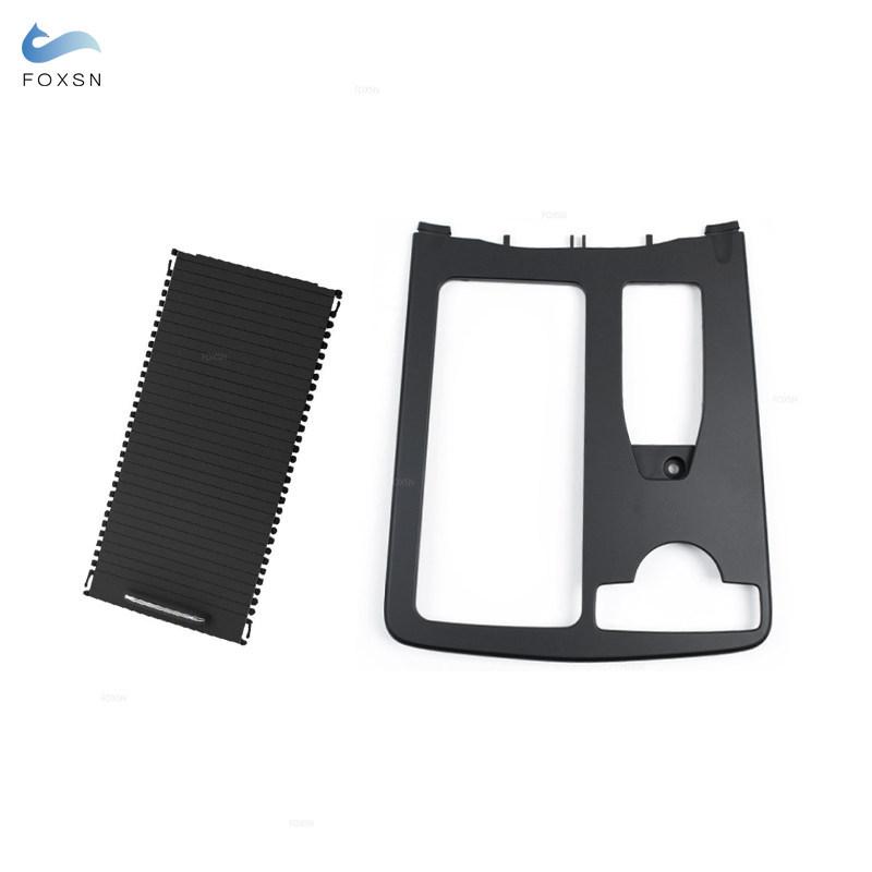For Mercedes Benz C E Class W204 C180 W212 E260 E300 Center Armrest Console Water Cup Holder Shutter Outer Frame Protective Trim