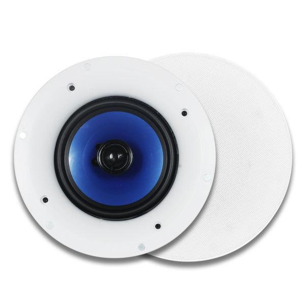 Tianlai 6.5" White Two-Way Ceiling Speaker Box for Home or Commercial Use (Model JX618)
