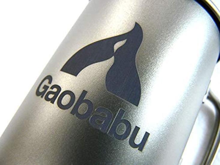 Gaobabu Titanium Mug 300ml 400ml Set Lid and Mesh & (with Bag)