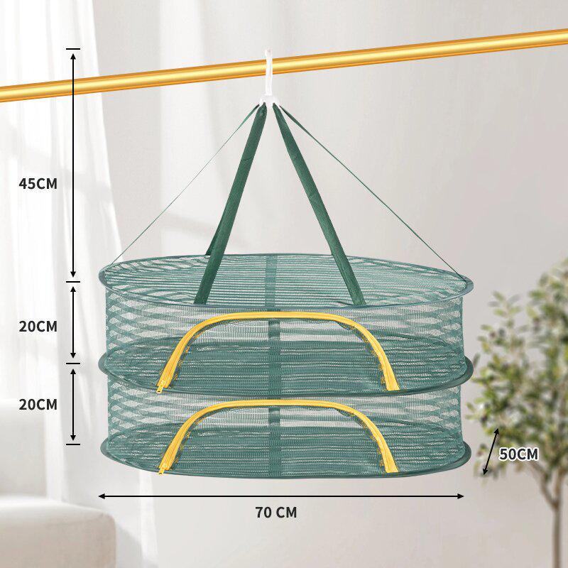 

Закрытая сетчатая корзина для сушки рыбы и перца чили - Защита от комаров