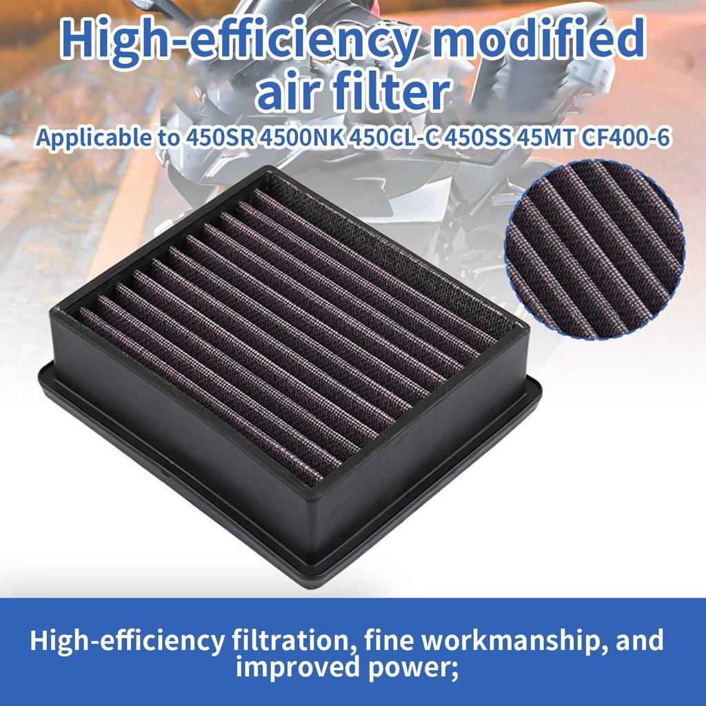 Air Filter For Motorcycle Engine Intake Airflow Filter Efficient Motorcycle Accessories Pod Cleaner Replacement Part For Pit