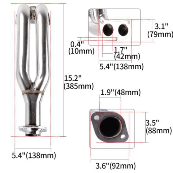 Kit Collettore di Scarico Honda Civic Serie D (1988-2000)