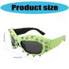 Hip Hop Sporty Sunglasses Stylish Unique Lightweight Sunglasses Futurists Shades Live Show Party Photo Props