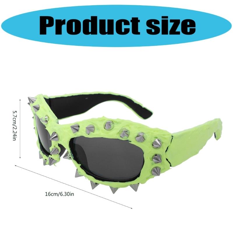 Hip Hop Sporty Sunglasses Stylish Unique Lightweight Sunglasses Futurists Shades Live Show Party Photo Props