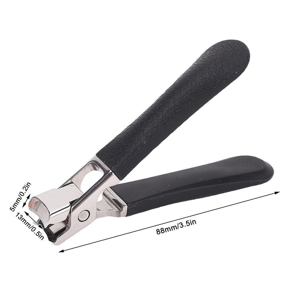 Stainless Steel Wide Jaw Nail Clipper Wide Jaw Opening Thick Nail Clipper  For Thick Nails