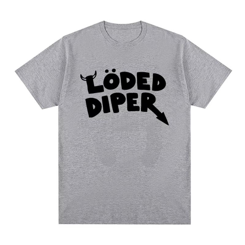 LODED DIPER DIARY OF A WIMP KID T Shirt Unisex Brand Tee Shirt Unisex Summer Cotton Short Sleeve Oversized T Shirts Harajuku Couples