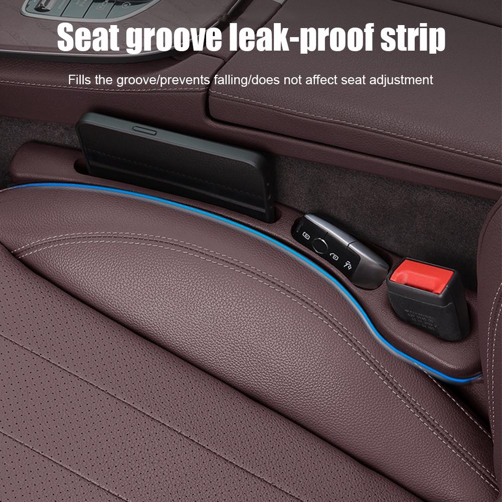 1 Pair Universal Car Seat Gap Plug Strip Side Seam Car Gap Filler Leak Proof Seat Gap Storage Organizer Interior Decoration