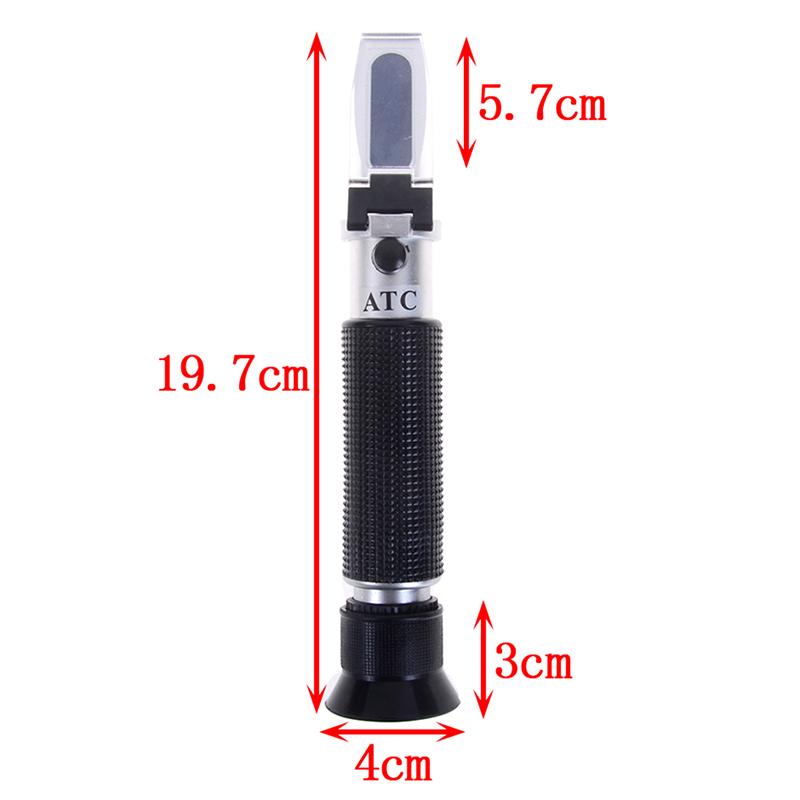 Alcohol Refractometer Alcoholometer 0~80%V/V Handheld Tool Spirits Tester Meter