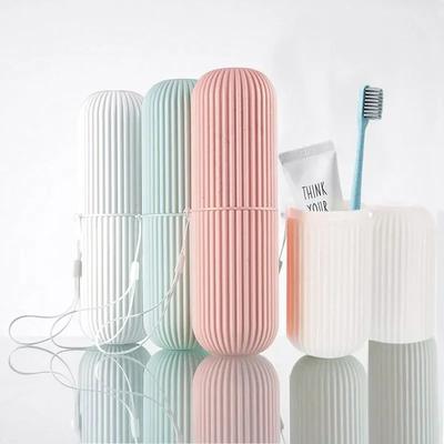 Travel Portable Toothbrush Storage Box Organizer Travel Toiletries Household Storage Cup for Storing Makeup Brushes Tooth Brush