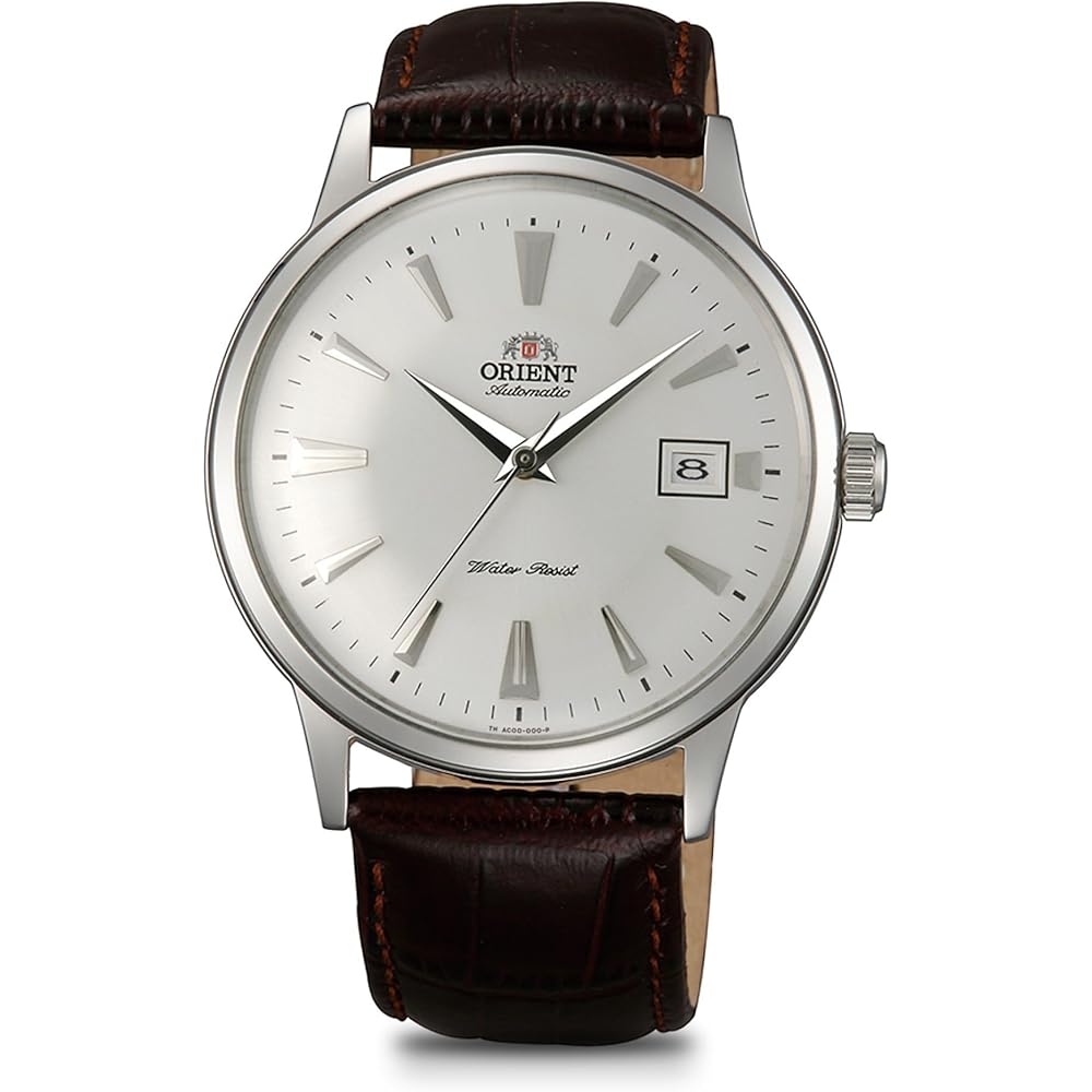 Orient Bambino Automatic Men s Watch Silver White 21 Jewels Mechanical Movement Domestic Warranty