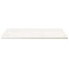 VidaXL Dessus de table blanc 110x55x2,5 cm bois de pin massif 824411