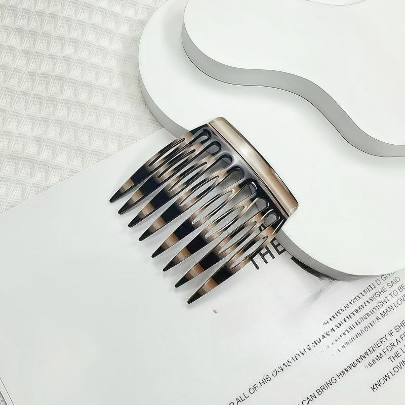 Small Size 7 Teeth Insert Comb Clip Women Hair Styling Hairpins Women Headwear Jewelry Bangs Broken Hair Comb Clip Girls Gifts