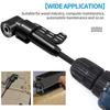 105 Degree Angle Socket Adapter 1/4 inch Extension Hex Drill Bit Adjustable Screwdriver Holder Slotted Phillips Power Hand Tools