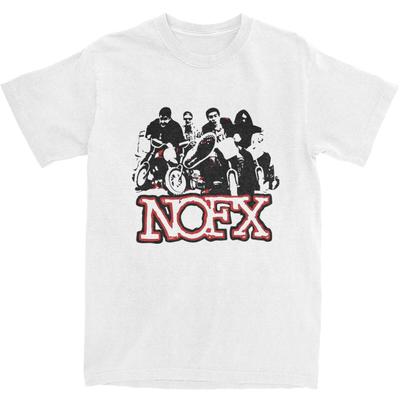 Nofx Hudební Plakát Pánské Tričko Americká Punkrocková Kapela Vintage 100% Bavlněná Trička Letní Tričko s Kulatým Výstřihem Nadměrná Velikost Topy