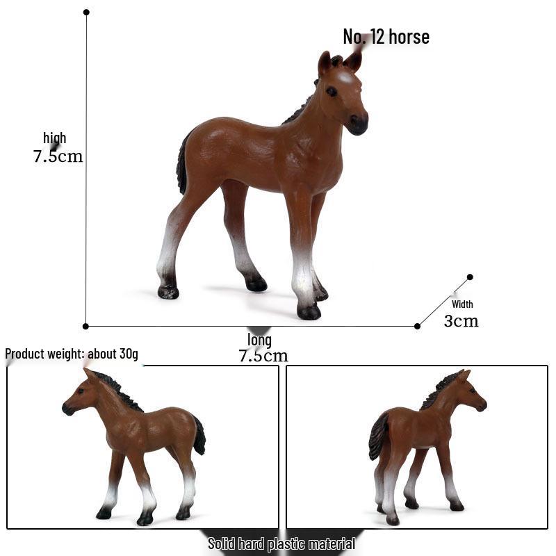 Children's Prancing Horse and Jockey Toy Set