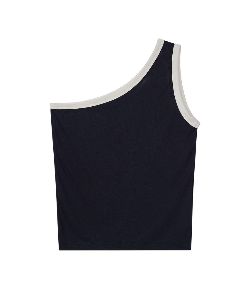 REST&RECREATION One Shoulder Sleeveless - Navy