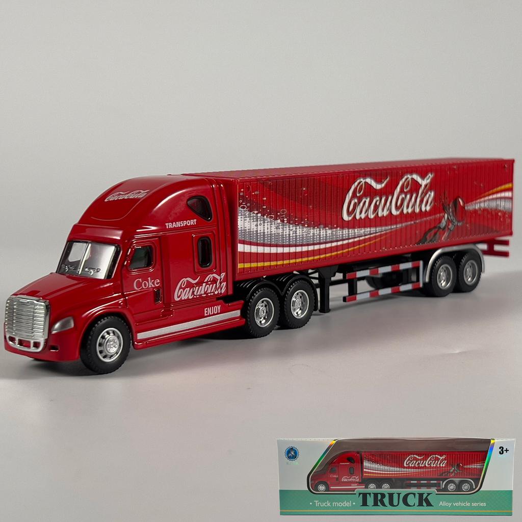 1:64 Scania Container Truck American Container Truck Alloy Diecast Model Car Mini GT Vehicle Toy Models Miniature Cars Birthday