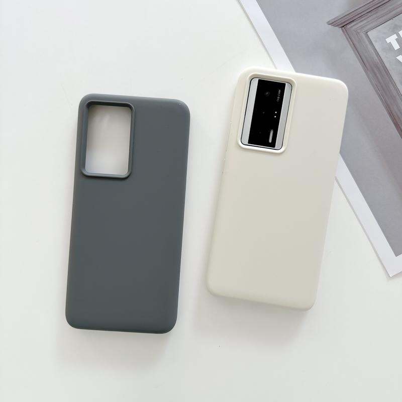 For Xiaomi Redmi K60 5G/K60 Pro 5G/Poco F5 Pro 5G Anti-Scratch Lining Phone Case Liquid Silicone+PC Cover Shell