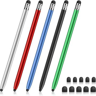 Hochwertiger Universalstift mit doppeltem Silikonkopf, kapazitiver Touchscreen-Stift, Caneta, kapazitiver Stift für Tablet-Smartphone