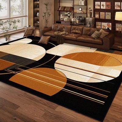 Tapis de Salon Moderne Décoration Luxe Léger Canapé Tapis Grande Surface Maison Chambre à Coucher Chevet Tapis de Sol Doux Antidérapant Personnalisable
