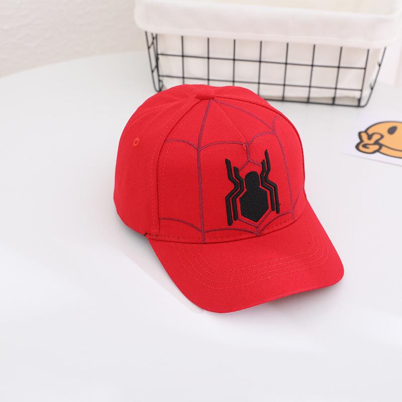 Children's Cartoon Spider Embroidered Baseball Cap: Spring & Autumn Design