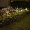 Solar-Powered Firework LED Lights, Starry Copper Wire, Dandelion Outdoor Waterproof Garden Decoration.