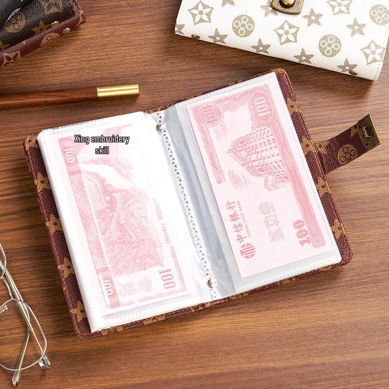 Large Capacity Cash Savings Book with Combination Lock for Wealth Management and Banknote Protection