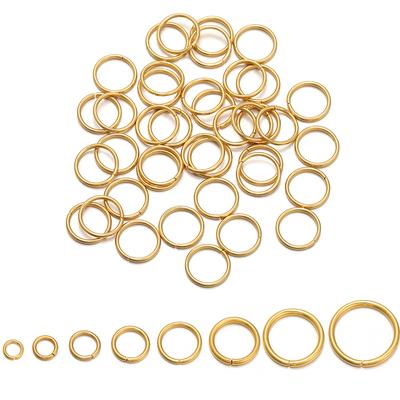 100-200pcs/lot 4 5 6 8 10 Mm Stainless Steel Jump Rings Split Rings Connectors For DIY Jewelry Making Supplies Accessories