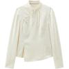 PEACEBIRD Women's New Chinese Style Cheongsam Button-Up Shirt