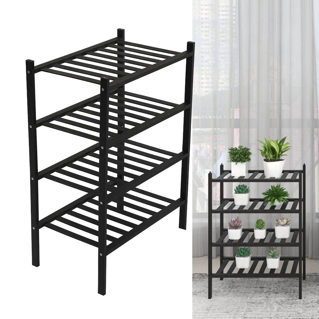 Bamboo Shoe Rack  Able Shoe Shelf Storage   for Closet Entryway Hallway Bathroom Living Room