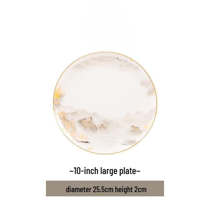 Mode Lanka Jingdezhen 'Great Rivers and Mountains' Ceramic Dinnerware