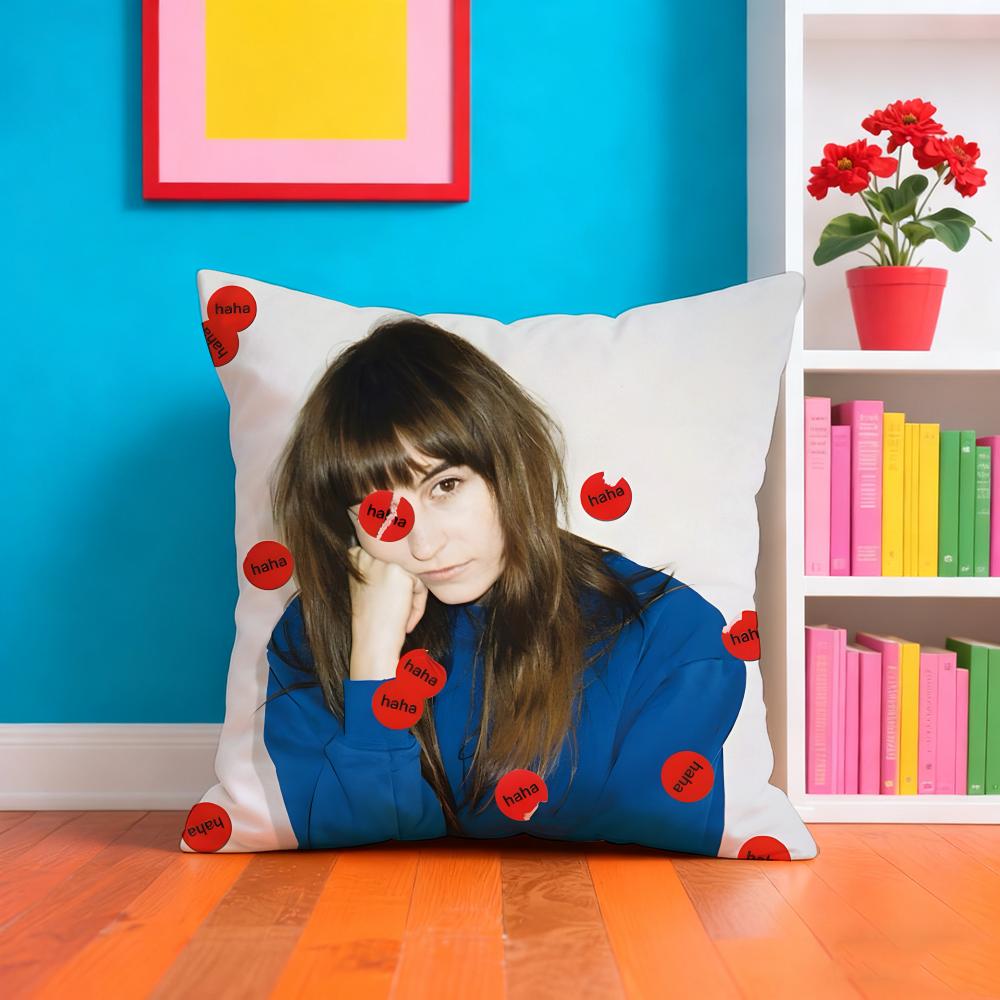 Faye WWebster Singer Pillow Case Pillow Case Plush Fabric Soft Double Sided Print Home Sofa High Quality Cushion