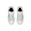 Li Ning 180 Slip Resistant, Abrasion Resistant, Lightweight Mid Top Skateboard Shoes Men's White AECS053-1