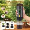 Portable 3 In 1 Espresso Maker Electric Travel Coffee Machine Office Travel Camping Coffee Powder & Coffee Capsul Coffee Maker