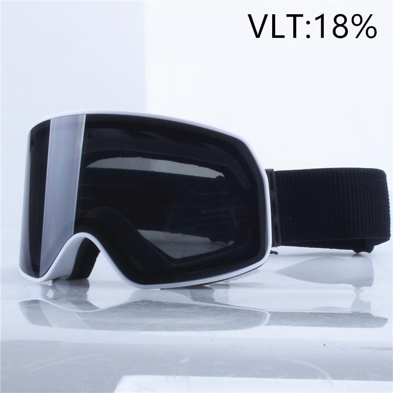 Gafas de esquí grandes para snowboard, para mujer y hombre, gafas de esquí, protección contra la nieve UV 400, gafas para adultos, doble antivaho cilíndricas
