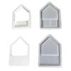 Silicone House Mould For Artistic Creation Including Resin Castings And Decorative Objects