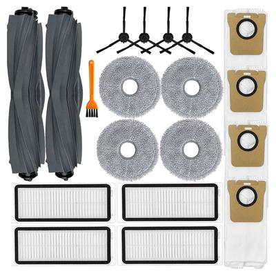 Main Side Brush Hepa Filter Mop Pads Dust Bags As Shown Plastic For Dreame L20 Ultra Vacuum Cleaner
