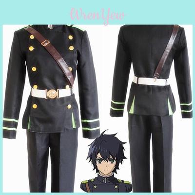 Premium Seraph Of The End Yichir Yuichiro Hyakuya Army Uniform Cosplay Costume Set