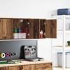 VidaXL Armoires murales de garage 2 pcs vieux bois bois d'ingénierie, armoire, placard mural de garage, armoire à outils 860640