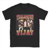 Men's Thalapathy Vijay T Shirts 100% Cotton Clothing Funny Short Sleeve Crew Neck Tee Shirt Party T-Shirt